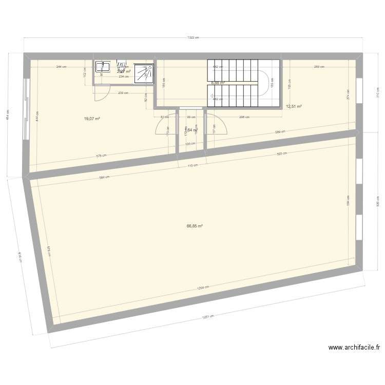 ETAGE 1. Plan de 0 pièce et 0 m2