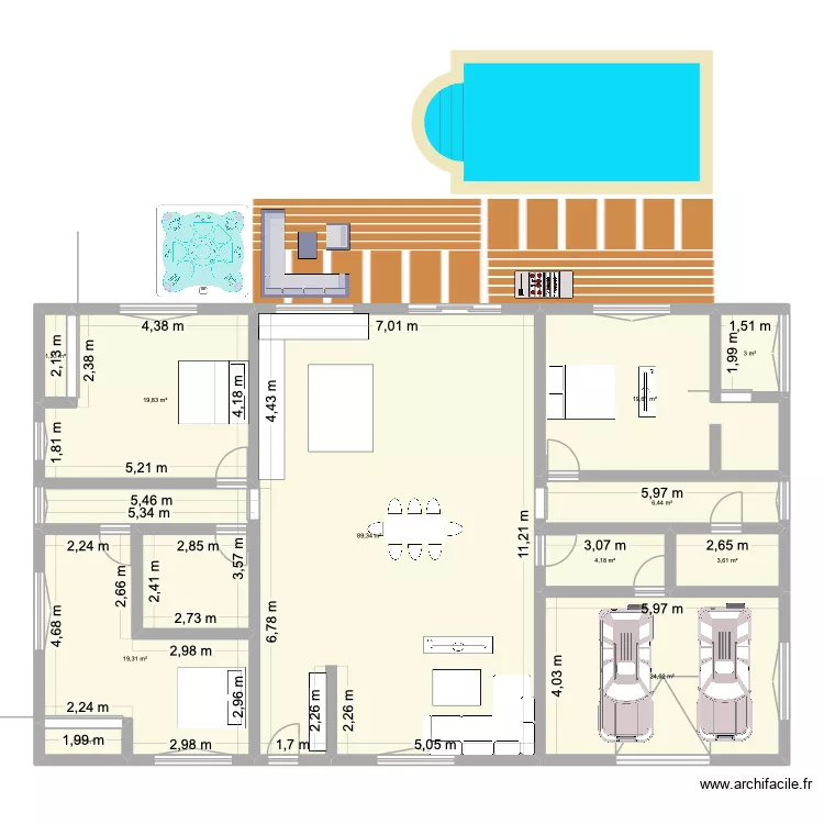 plan 1. Plan de 11 et 192 m² plan 1. Plan de 11 et 192 m²