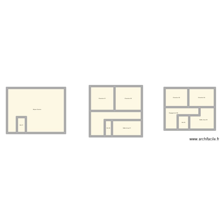 0602541. Plan de 12 pièces et 126 m2