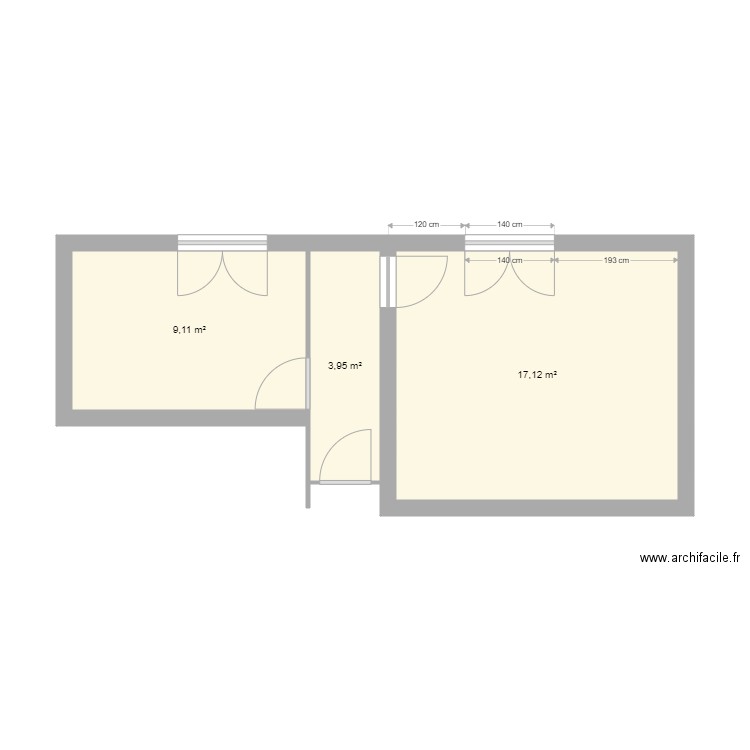 Chambre parentale originale. Plan de 0 pièce et 0 m2