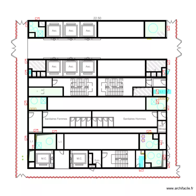 Image de fond - étage bas. Plan de Image de fond - étage bas. Plan de