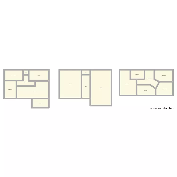 350602859. Plan de 17  et 237 m²