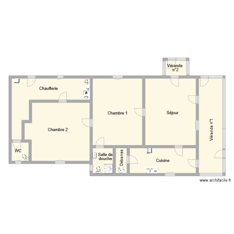 dubois rdc. Plan de 10 pièces et 177 m2