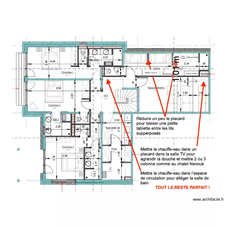 PLAN REZ DE JARDIN ARCHI. Plan de PLAN REZ DE JARDIN ARCHI. Plan de