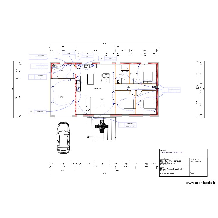 COUTY Prise. Plan de 0 pièce et 0 m2