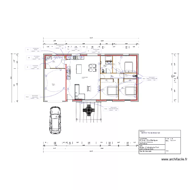 COUTY Prise. Plan de 