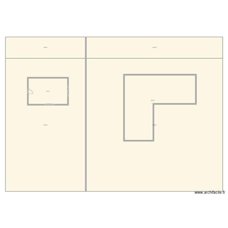 aussonne. Plan de 6 pièces et 1299 m2
