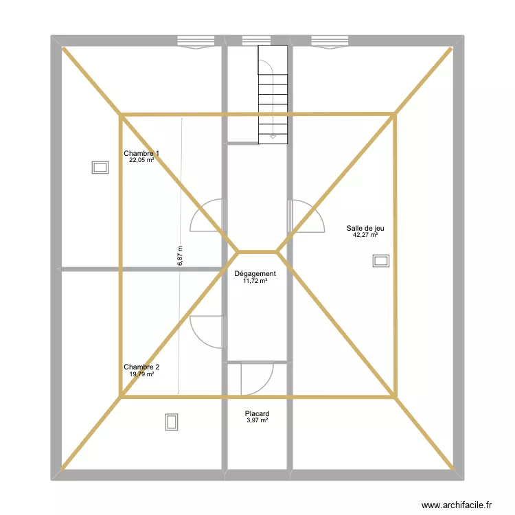 Toto R+1 Prj 1. Plan de 