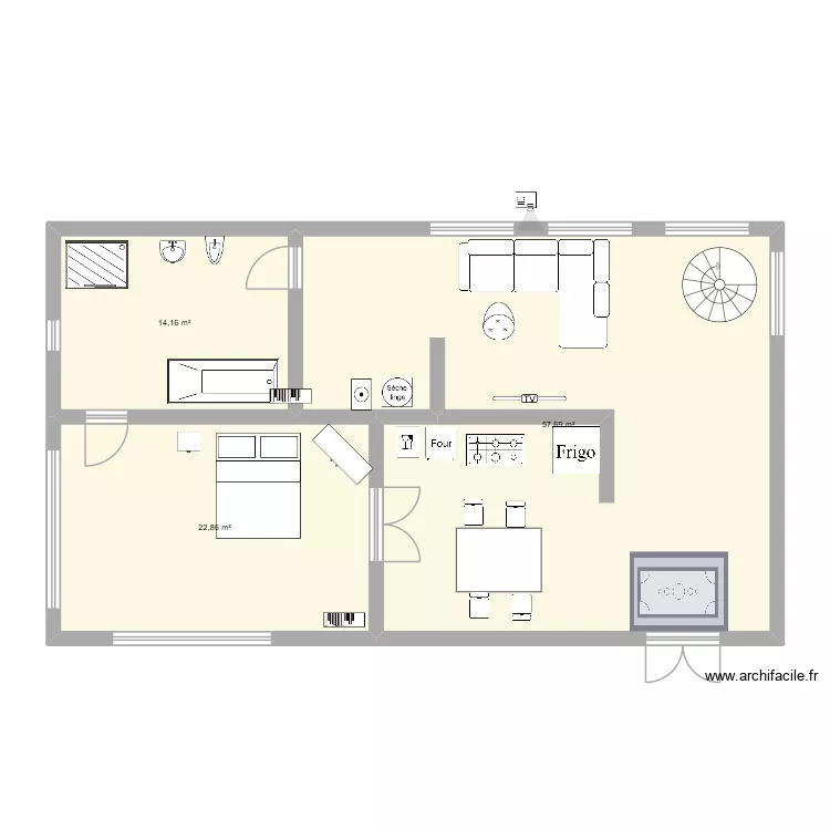 Cours 5 numér0. Plan de 3 et 95 m² Cours 5 numér0. Plan de 3 et 95 m²