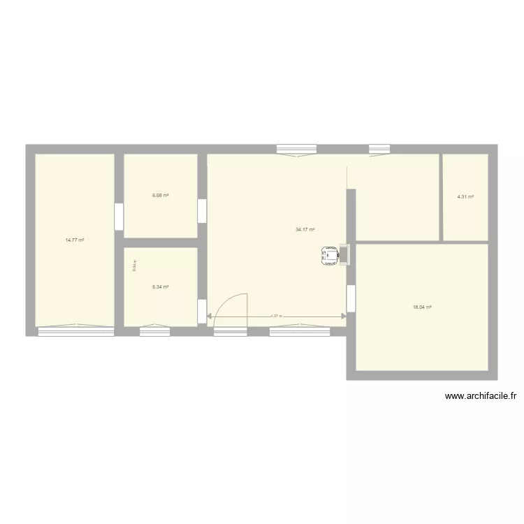 vierves. Plan de 6 et 84 m² vierves. Plan de 6 et 84 m²