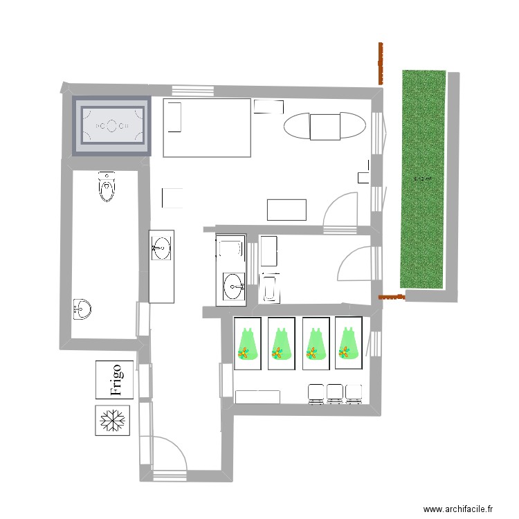 Observation 4. Plan de 0 pièce et 0 m2