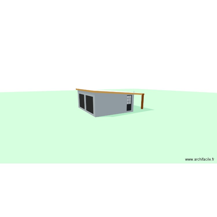 GARAGE TABANAC. Plan de 1 pièce et 34 m2