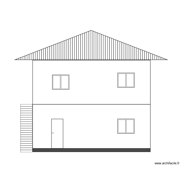 vu Flo nord. Plan de 