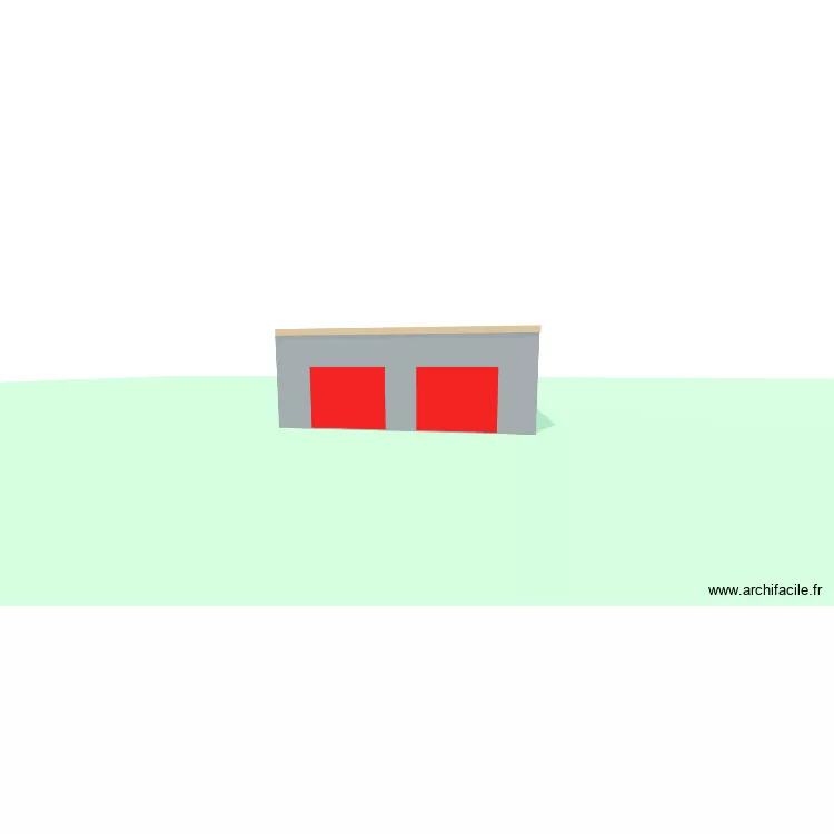 garage. Plan de 1 et 48 m² garage. Plan de 1 et 48 m²
