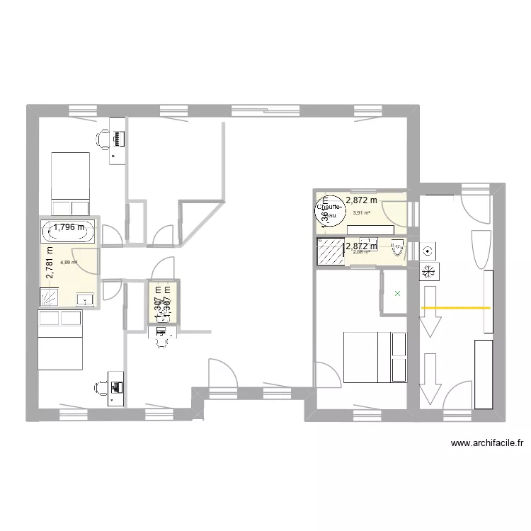 extension légo. Plan de 4 et 13 m² extension légo. Plan de 4 et 13 m²