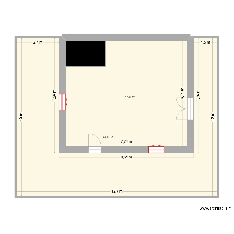 Paradamonte - Adega. Plan de 3 pièces et 117 m2