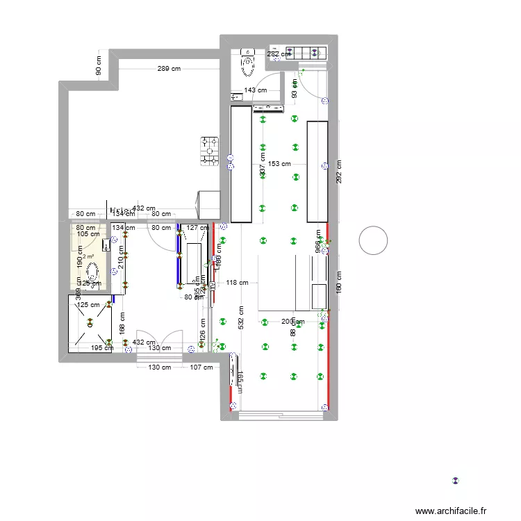 chambre Elec. Plan de 