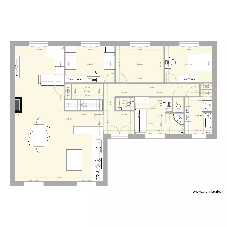 Maison chigny Actuel Travail v3. Plan de 