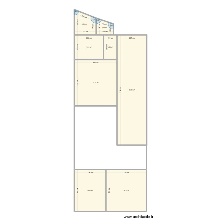 balan miré. Plan de 0 pièce et 0 m2