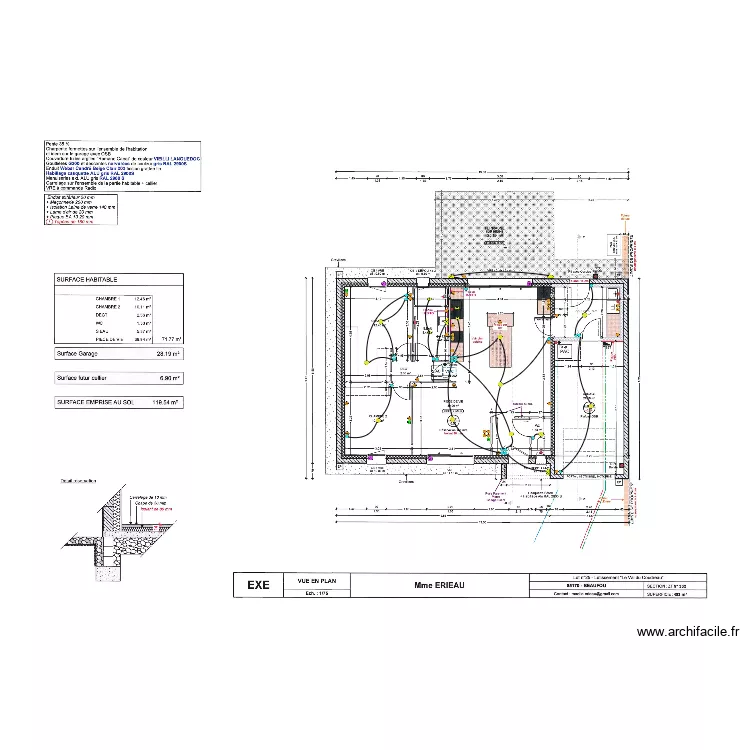 ERIEAU 1. Plan de 