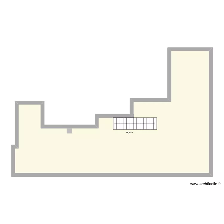 cabinet 2. Plan de 1  et 79 m²