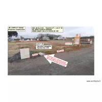 Photo du Terrain Lot n&deg;34 - avec le caniveau double pente