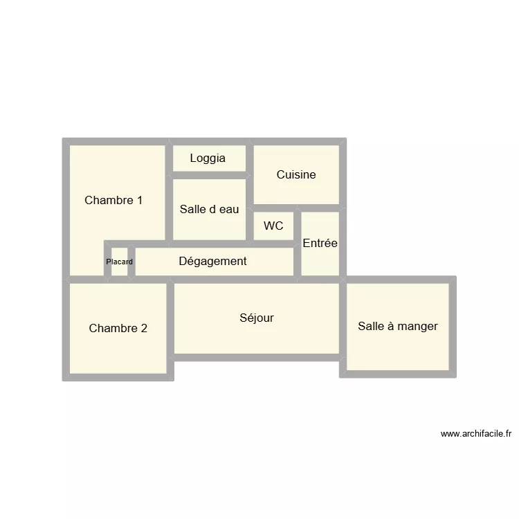 2511 GILLET. Plan de 