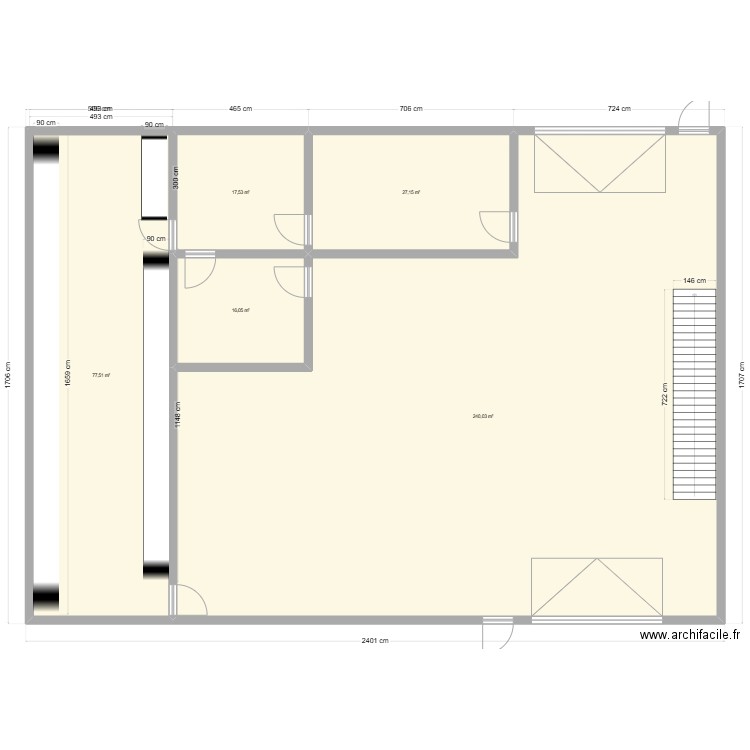 ETAGE 0 V1. Plan de 0 pièce et 0 m2