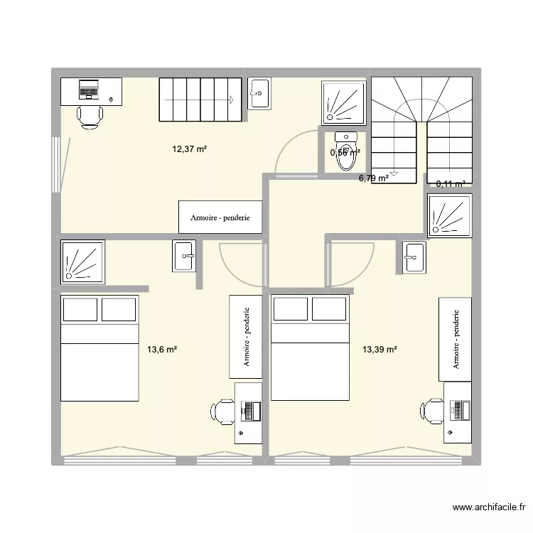 MOISSONS etage grande 2. Plan de 