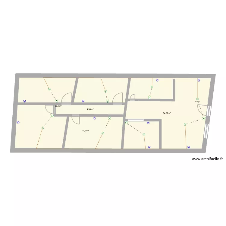 CAS. Plan de 4 Pièces et 81 m² CAS. Plan de 4 Pièces et 81 m²