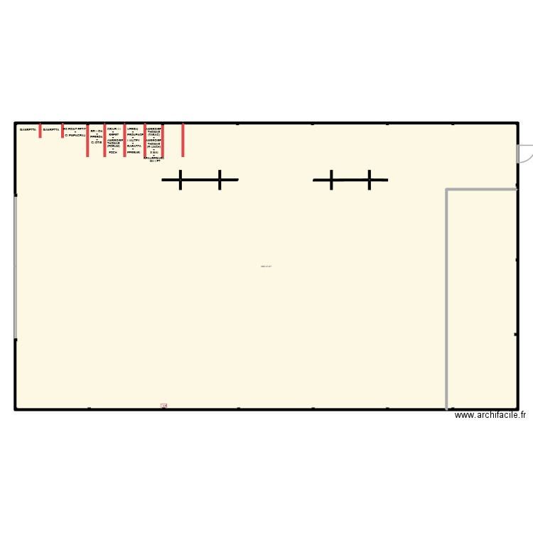 MAUNIERE. Plan de 1 pièce et 685 m2
