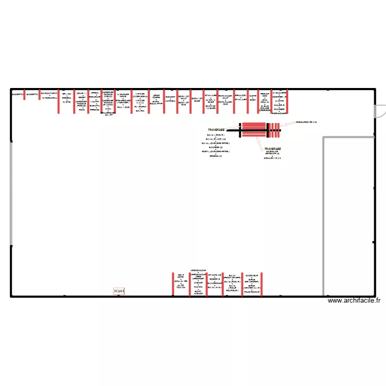 MAUNIERE. Plan de 