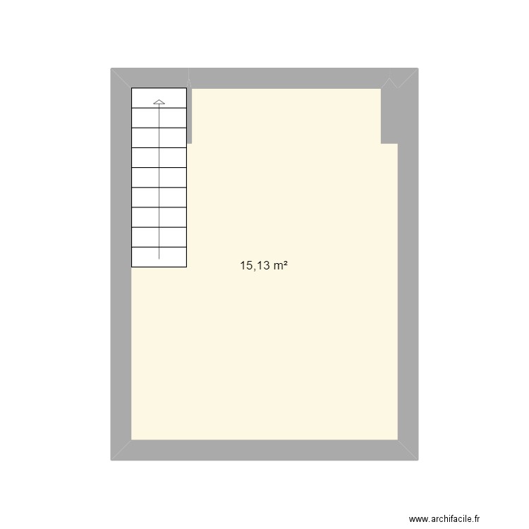 Appart VIERGE. Plan de 0 pièce et 0 m2