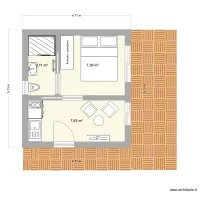 PLAN RENOVATION DE LA MAISON EN BOIS SOUS T&Ocirc;LE 80B CHEMIN DES LIMITES 97426 TROIS BASSINS