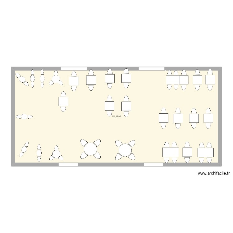PLAN SALLE TERRASSE PIERROT. Plan de 0 pièce et 0 m2