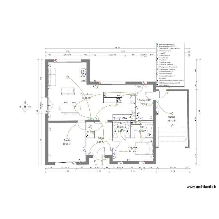 PREVOST. Plan de 0 pièce et 0 m2