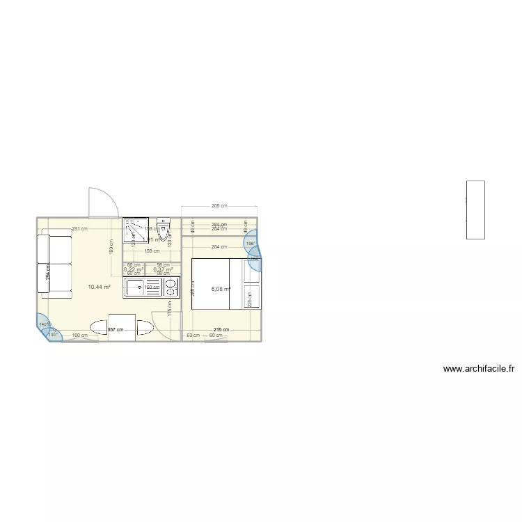 Falgui&egrave;re apr&egrave;s. Plan de 