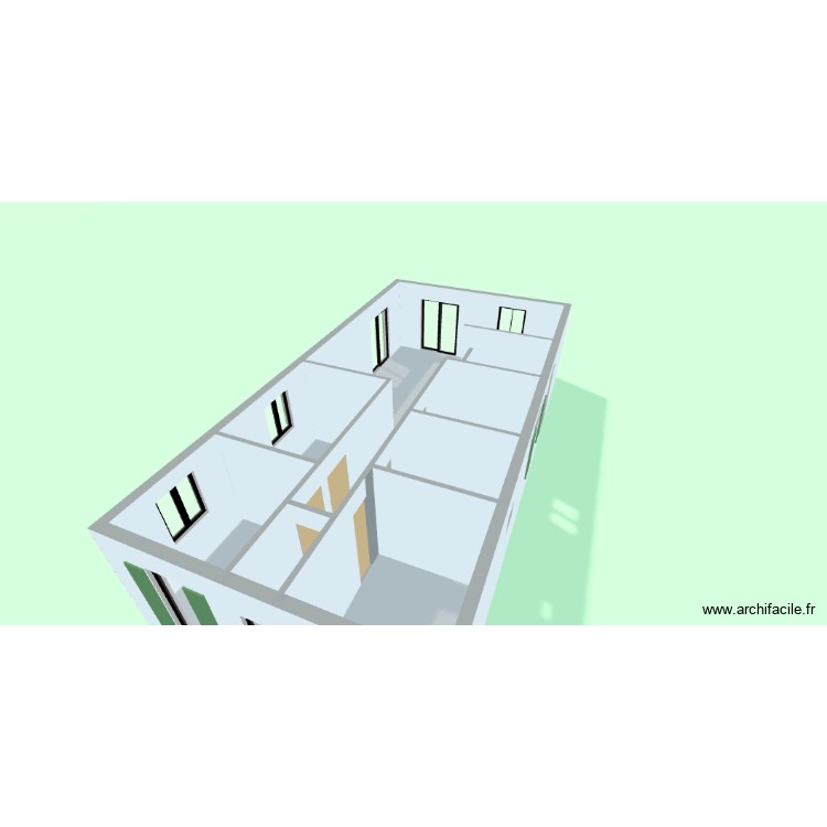 Plan passage des gaine. Plan de 0 pièce et 0 m2