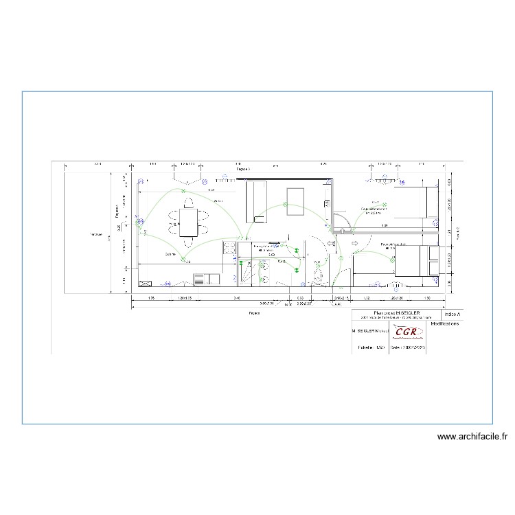 SEIGLER SALON SAM. Plan de 0 pièce et 0 m2
