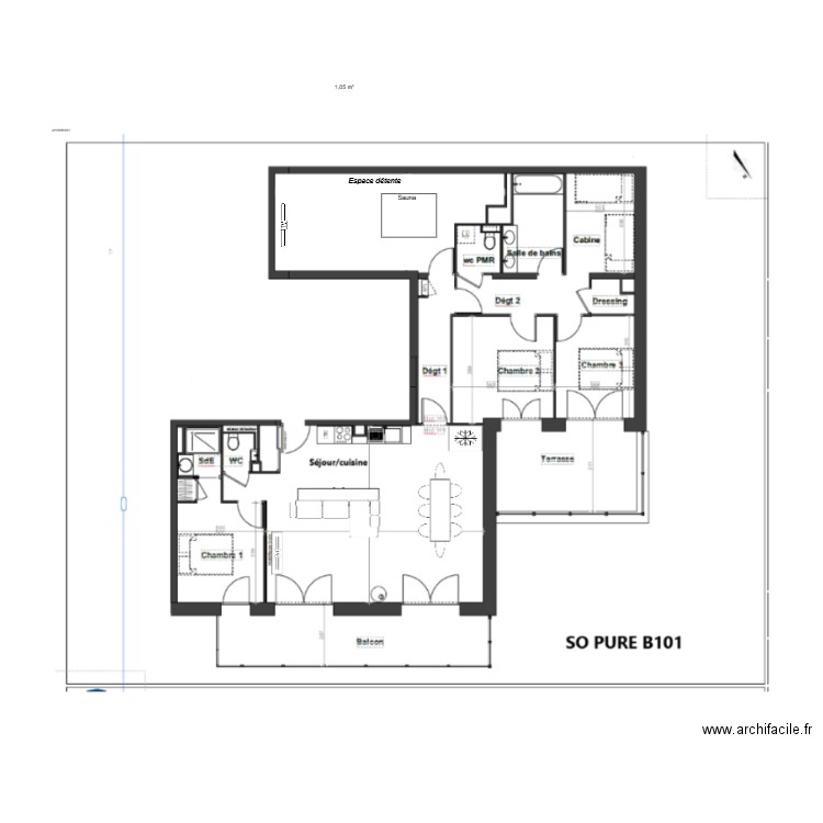 SOPB101. Plan de 0 pièce et 0 m2