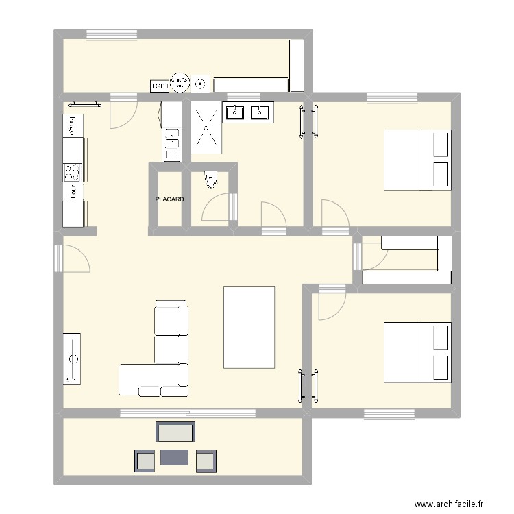Appartement la Seyne. Plan de 0 pièce et 0 m2