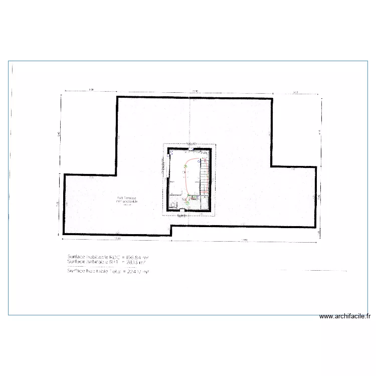 SCHANNO 1ER. Plan de 