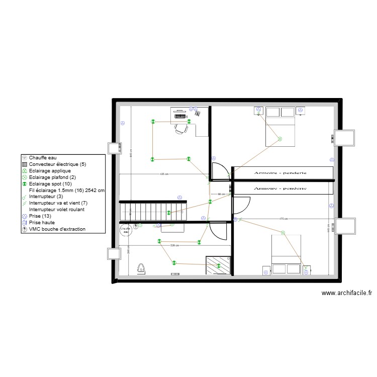 Maxime le labourier 1 étage (3). Plan de 0 pièce et 0 m2