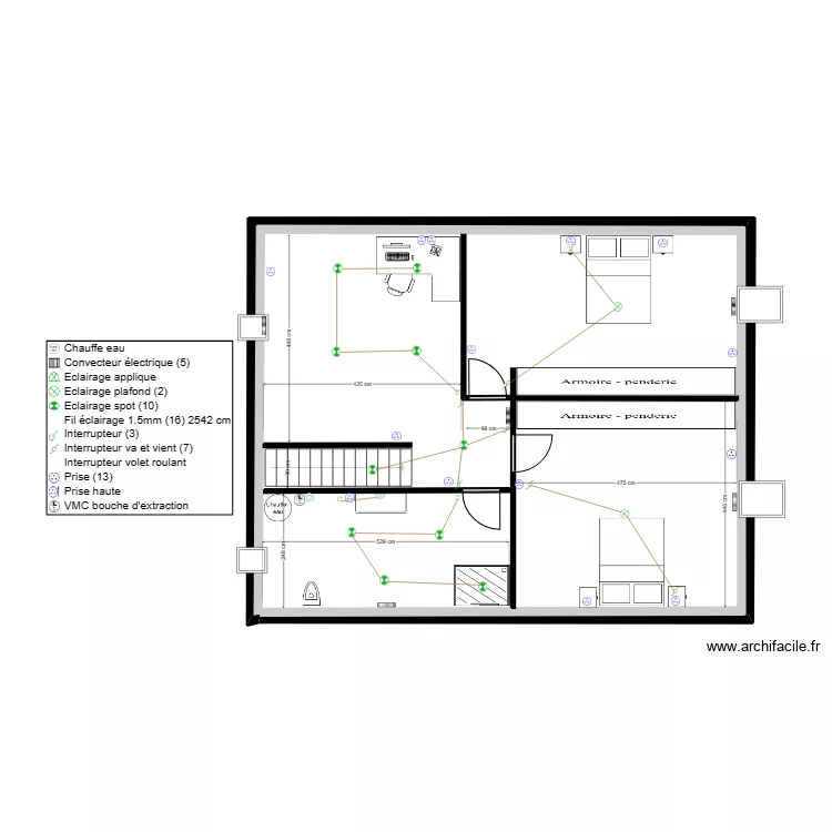 Maxime le labourier 1 &eacute;tage (3). Plan de 