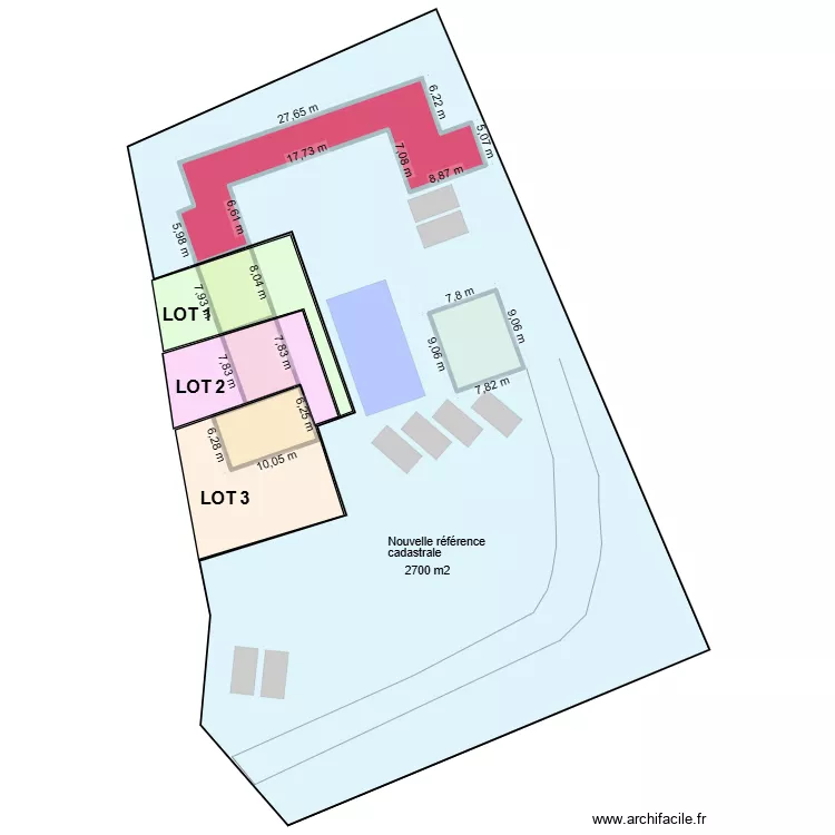 Saint Cl&eacute;ment de Riviere V2. Plan de 