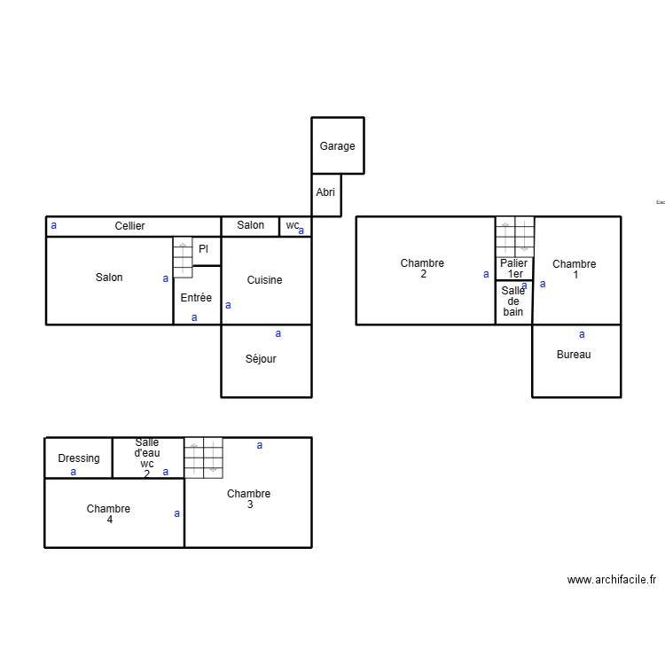 PLOBANNALEC LESCONIL LECORVAISIER. Plan de 15 pièces et 42 m2