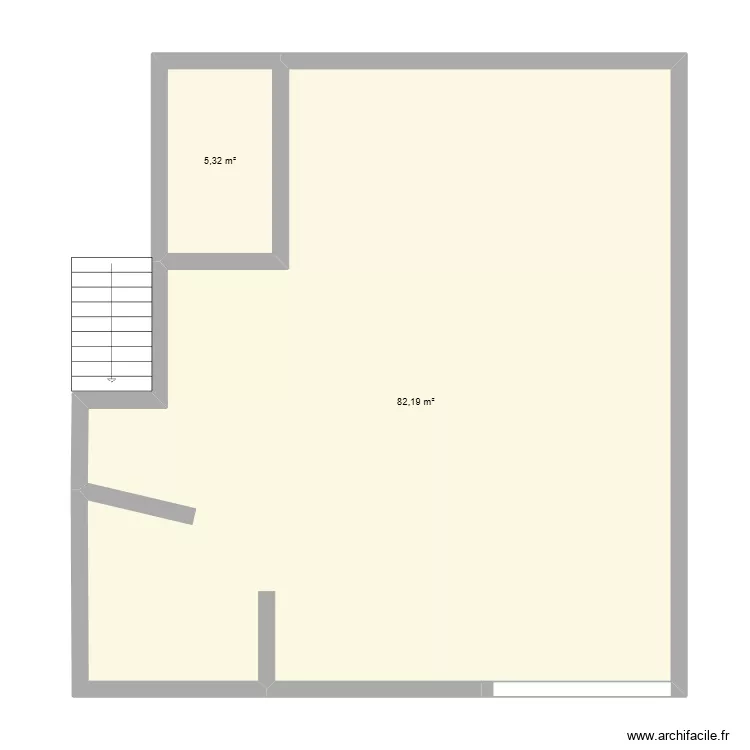 expo. Plan de 2  et 88 m²