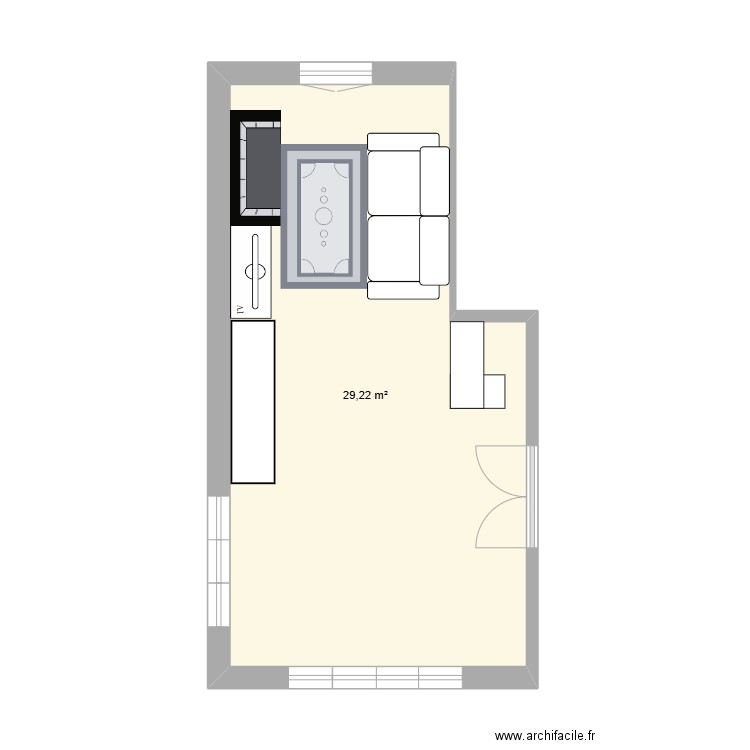SALON. Plan de 0 pièce et 0 m2