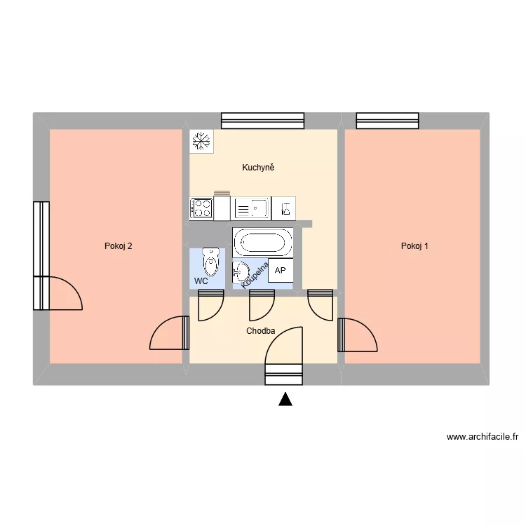 Boleslavova 1115, byt 17. Plan de 11  et 178 m²