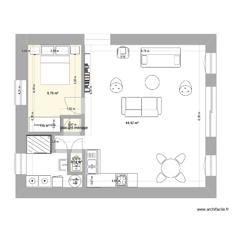chambre hote. Plan de 0 pièce et 0 m2